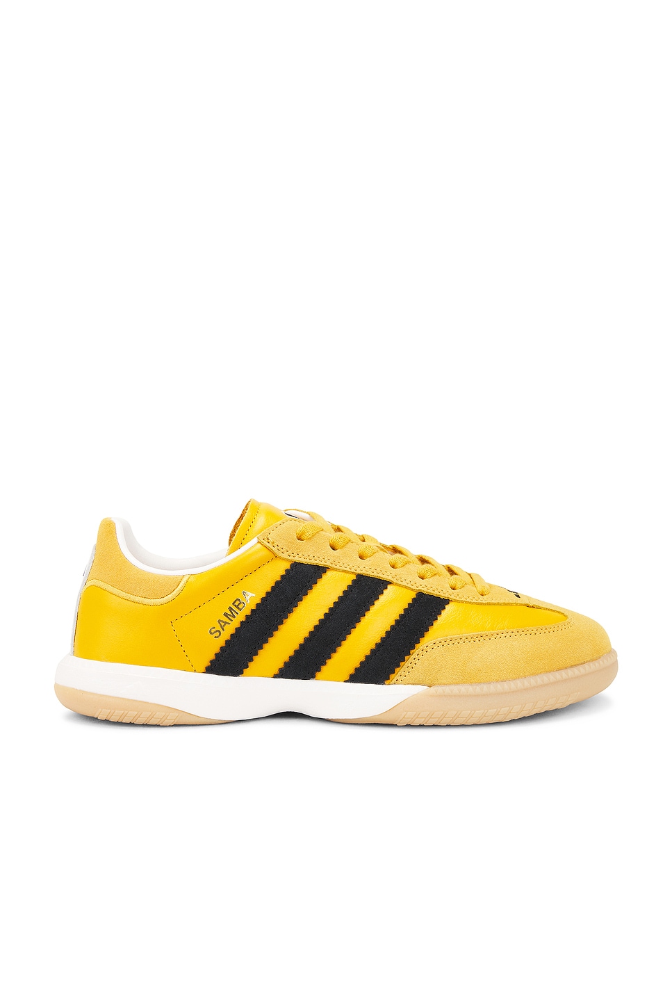 Image 1 of adidas Originals Samba Mn in Crew Yellow, Core Black, & Gum 3