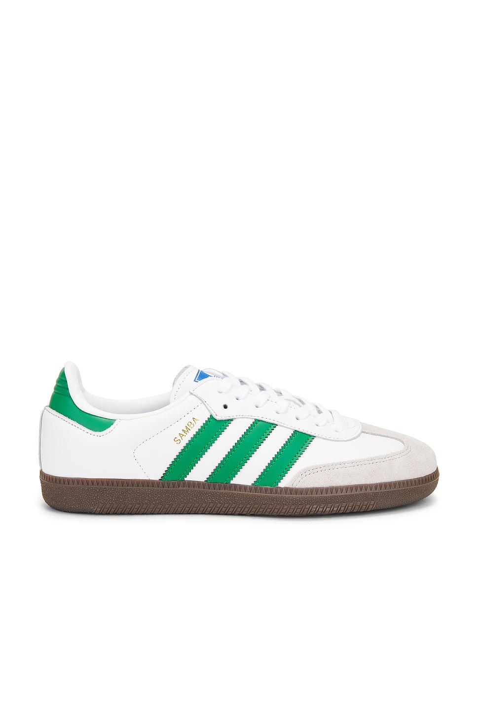 Image 1 of adidas Originals Samba Og Sneaker in White, Green, & Supplier Colour