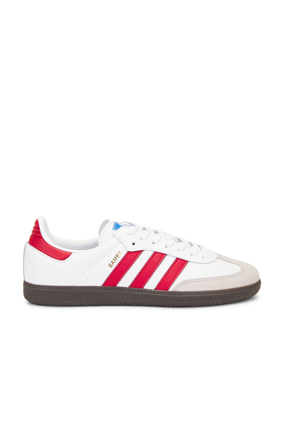 Image 1 of adidas Originals Samba Og Sneaker in White, Better Scarlet, & Supplier Colour