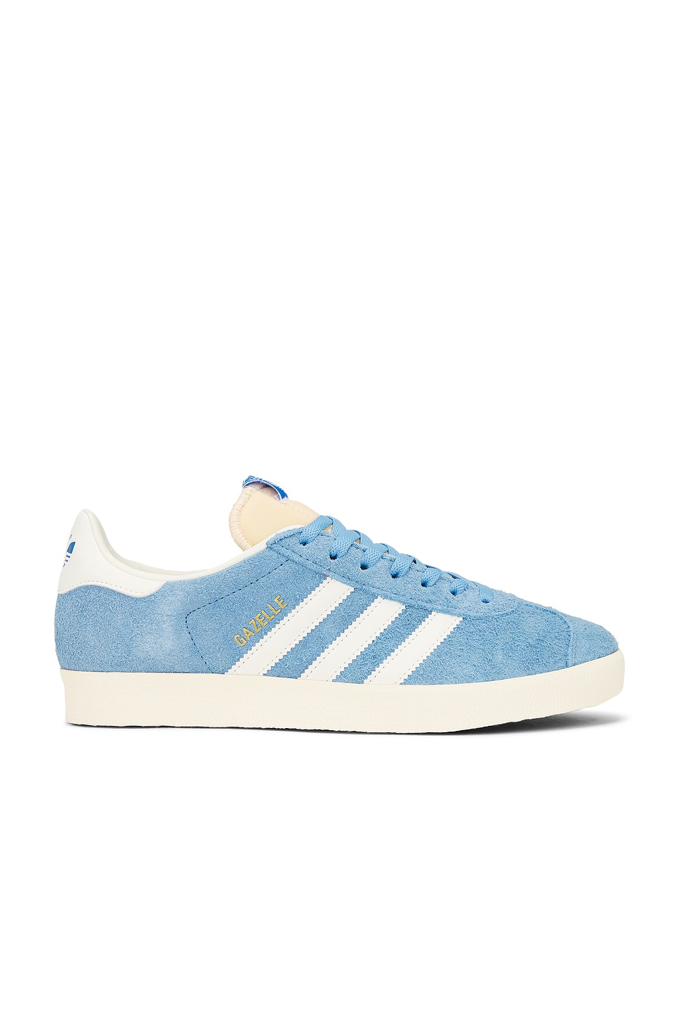 Image 1 of adidas Originals Gazelle in Light Blue, Off White, & Cream