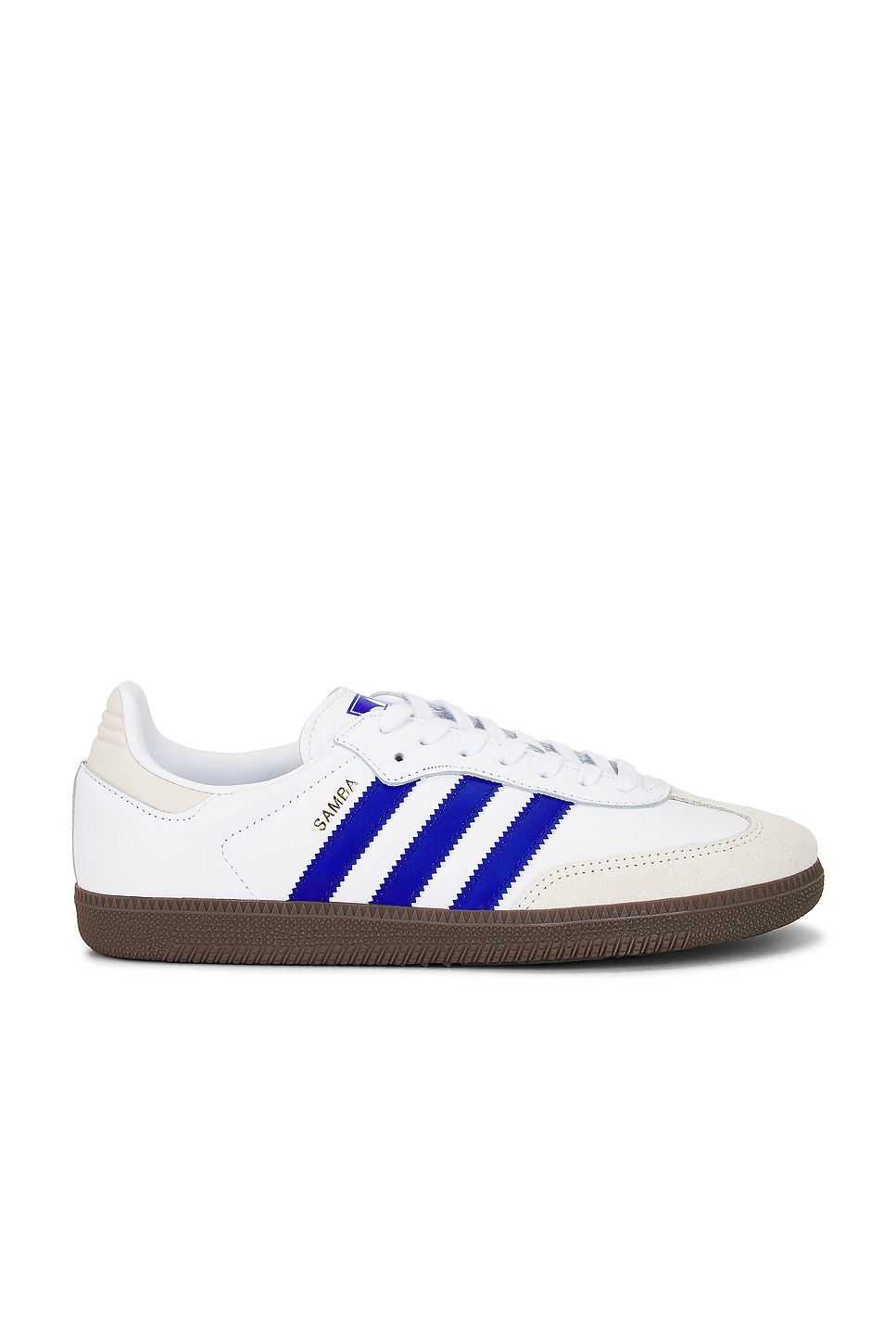Image 1 of adidas Originals Samba Og Sneaker in White, Blue, & Gum5