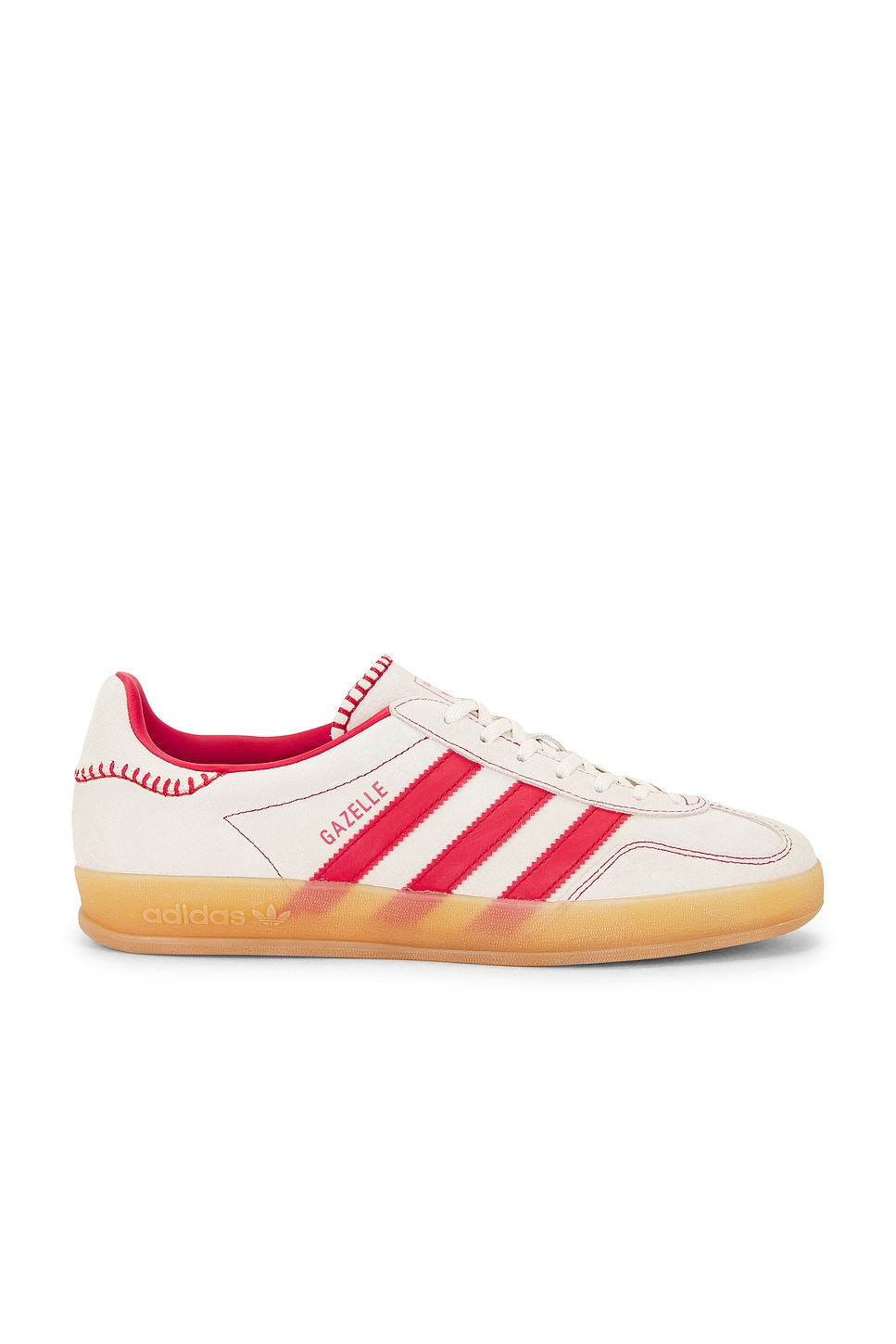 Image 1 of adidas Originals Gazelle Indoor Sneakers in Betsca & Cream White