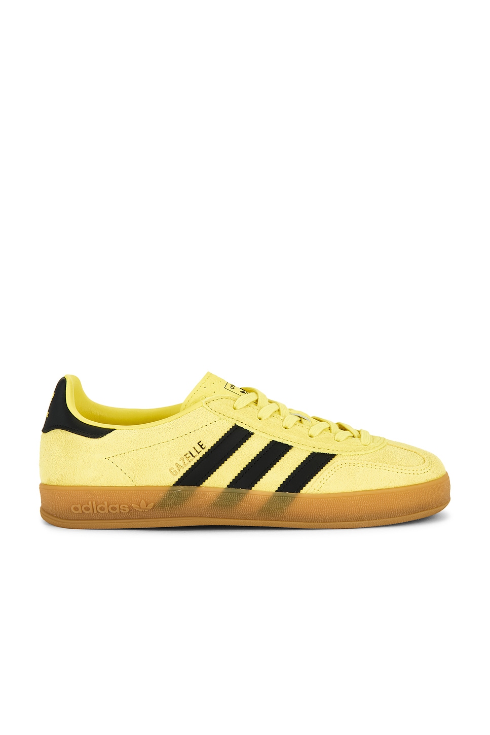 Image 1 of adidas Originals Gazelle Indoor Sneaker in Yellow, Core Black, & Gold Metallic
