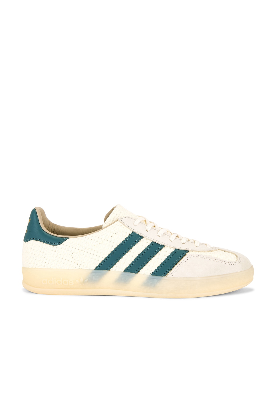 Image 1 of adidas Originals Gazelle Indoor Sneaker in Cream White, Pretea, & Wonder White