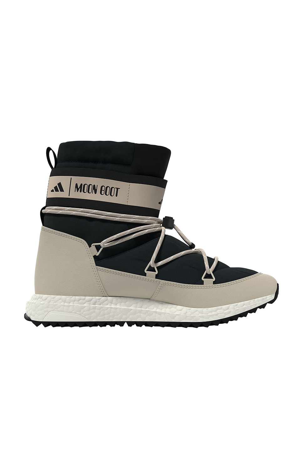 Image 1 of adidas Originals X Moon Boot Moonboost High Boot in Core Black & Clear Brown