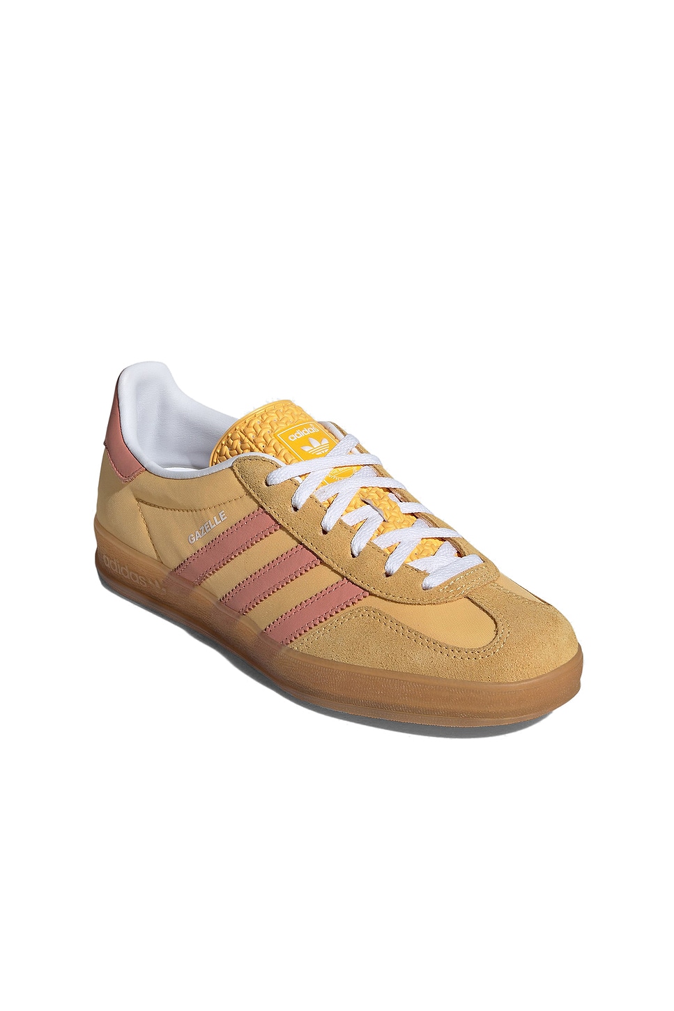 Shop Adidas Originals Gazelle Indoor In Semi Spark  Wonder Clay  & White