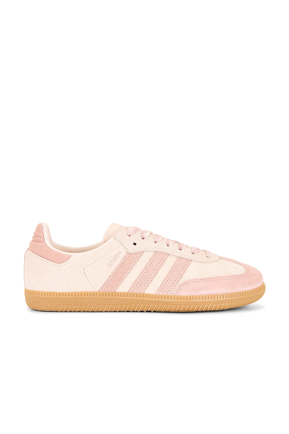 Image 1 of adidas Originals Samba OG in Wonder Quartz & Wonder Mauve