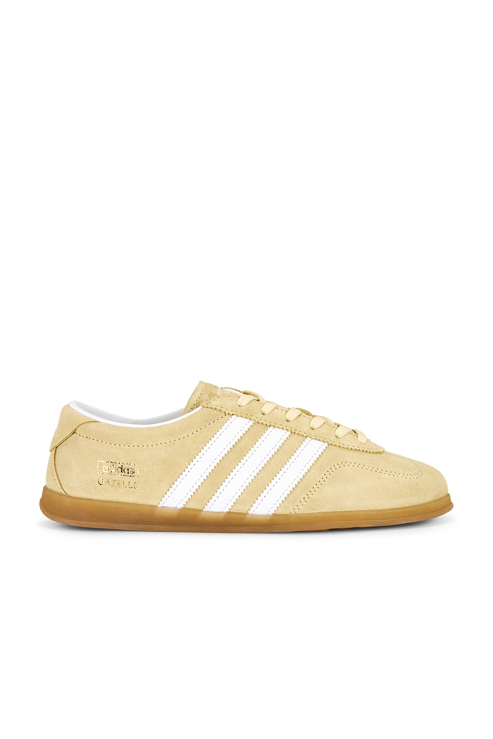 Image 1 of adidas Originals Gazelle Lo Pro in Almost Yellow & White