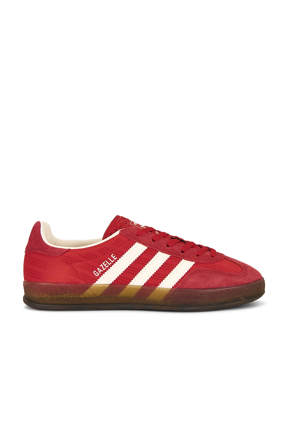 Image 1 of adidas Originals Gazelle Indoor in Red, Better Scarlet, & Cream White