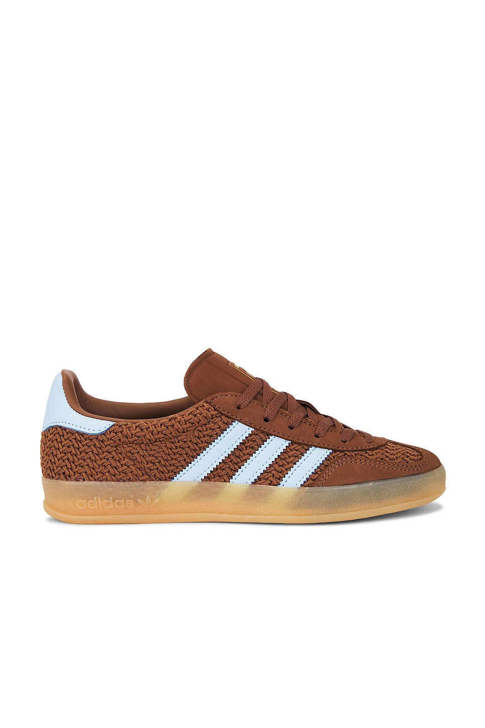 Image 1 of adidas Originals Gazelle Indoor in Preloved Brown, Clear Sky, & Gum