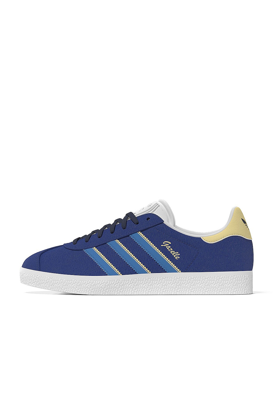 Image 1 of adidas Originals Gazelle in Team Royal Blue, Bright Blue, & Almost Yellow