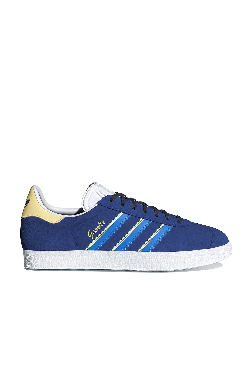 Image 1 of adidas Originals Gazelle in Team Royal Blue, Bright Blue, & Almost Yellow