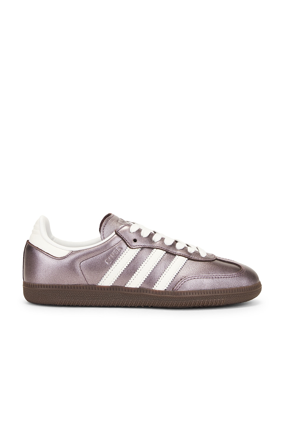 Image 1 of adidas Originals Samba OG in Aurora Metallic, Off White, & Gum