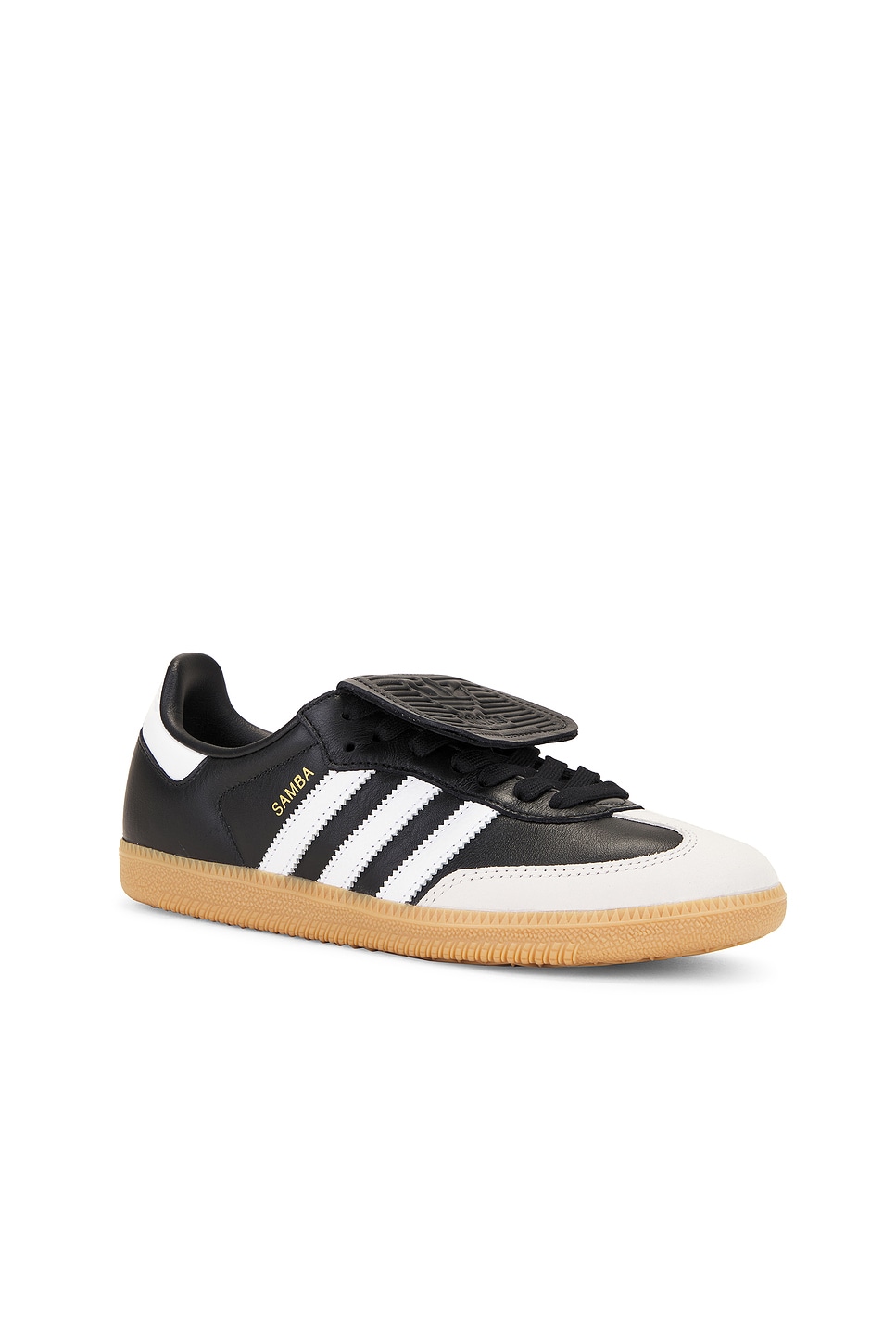 Adidas Originals Adidas Samba Lt Sneakers In Core Black White & Gold Metallic