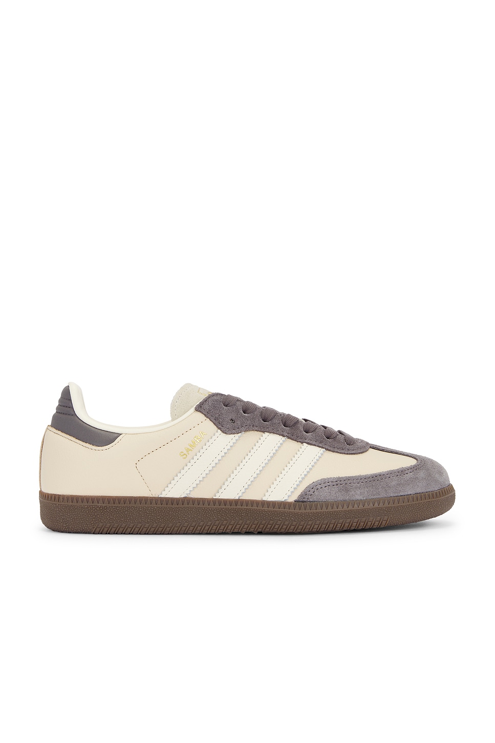 Image 1 of adidas Originals Samba OG in Crystal Sand, Cream White, & Charcoal