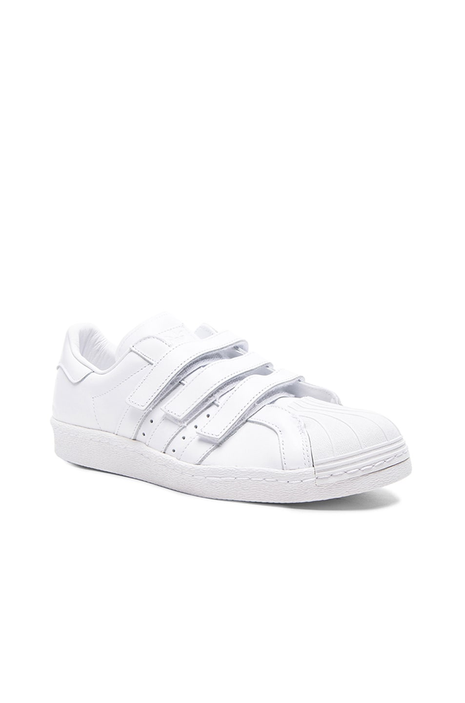 Image 1 of adidas by JUUN J Superstar 80's in White