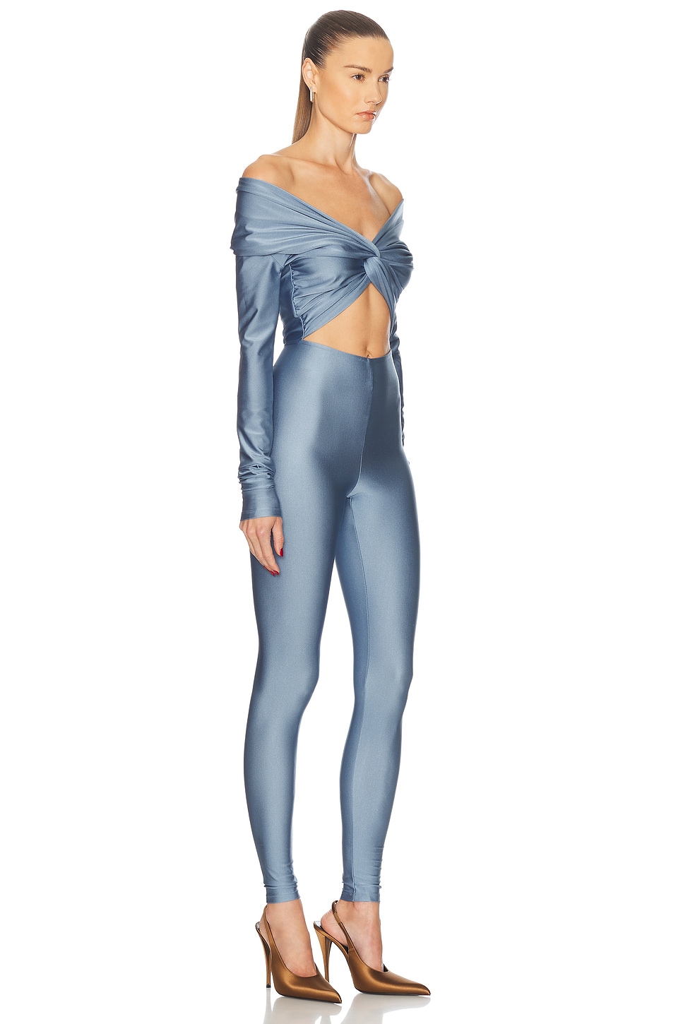 Kendall Off Shoulder Jumpsuit - Thumbnail 2