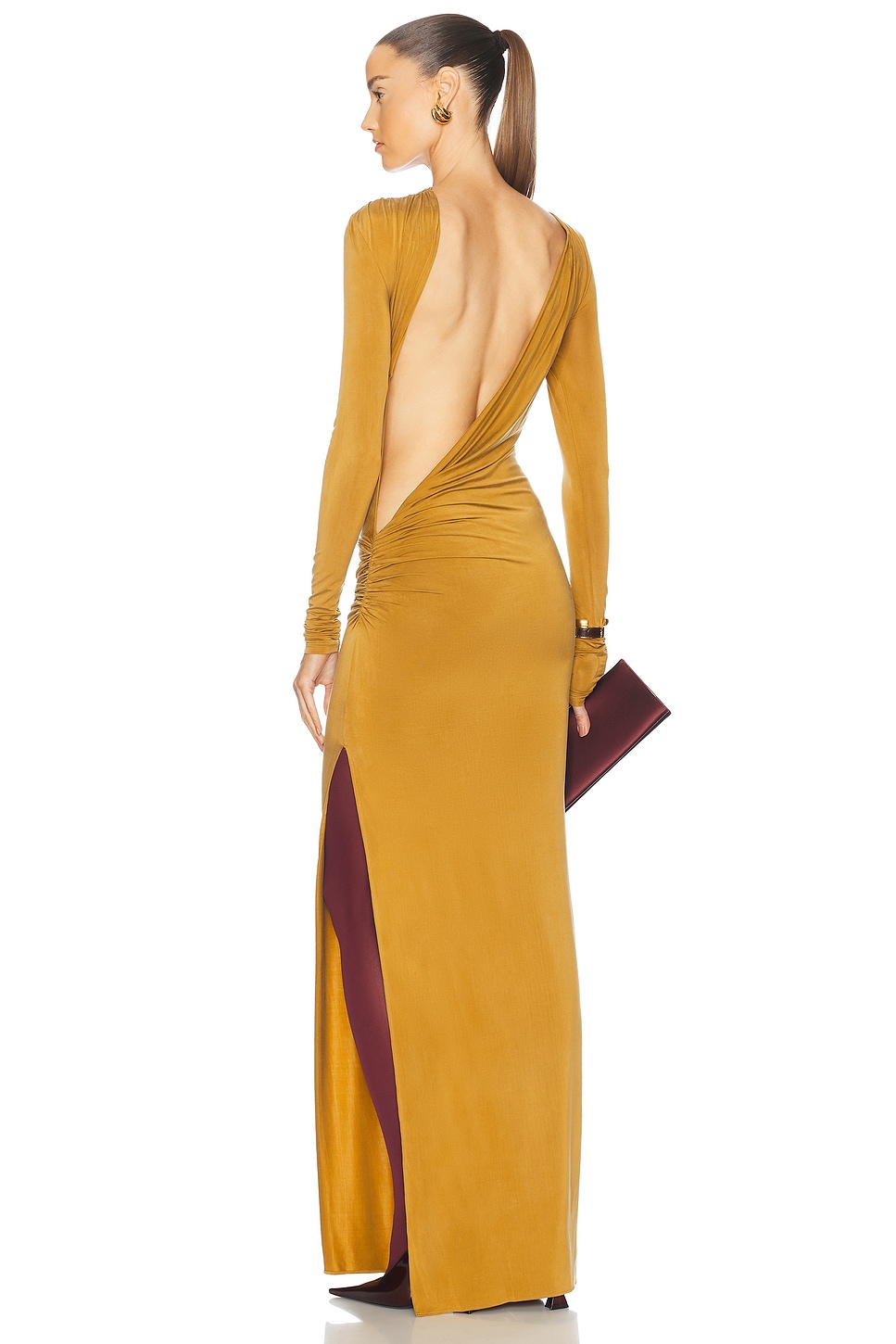 Image 1 of The Andamane Sophie Maxi Dress in Kaki