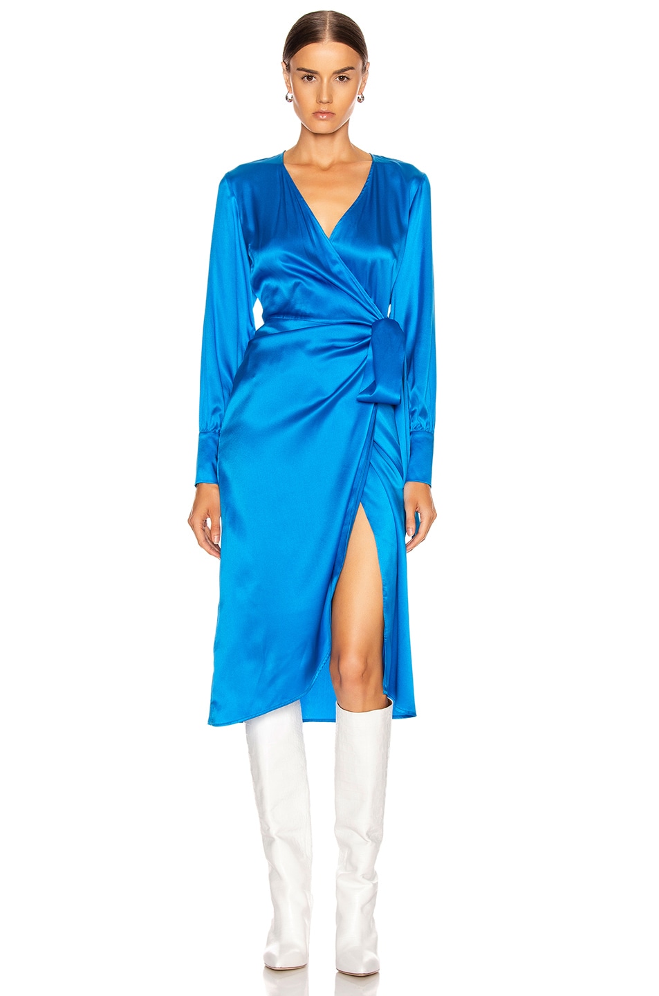 Image 1 of The Andamane Carly Midi Dress in Turquoise
