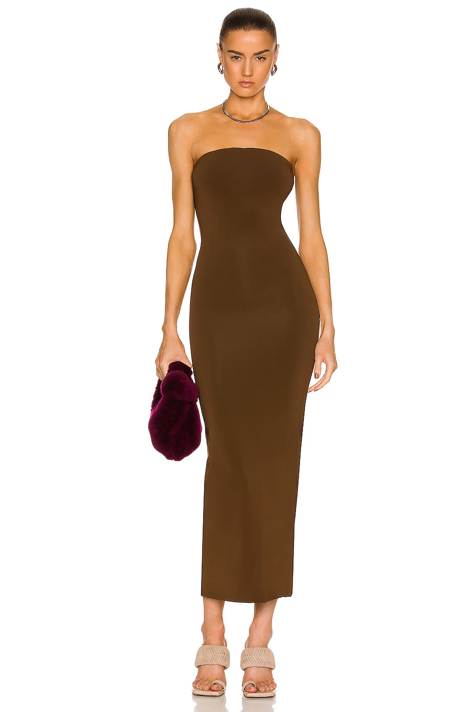 Image 1 of The Andamane Gisele Tube Dress in Brown