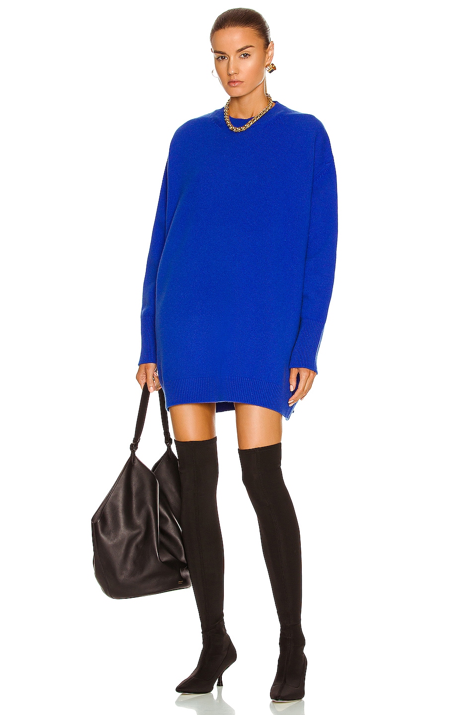 Image 1 of The Andamane Hedi Maxi Sweater in Electric Blue