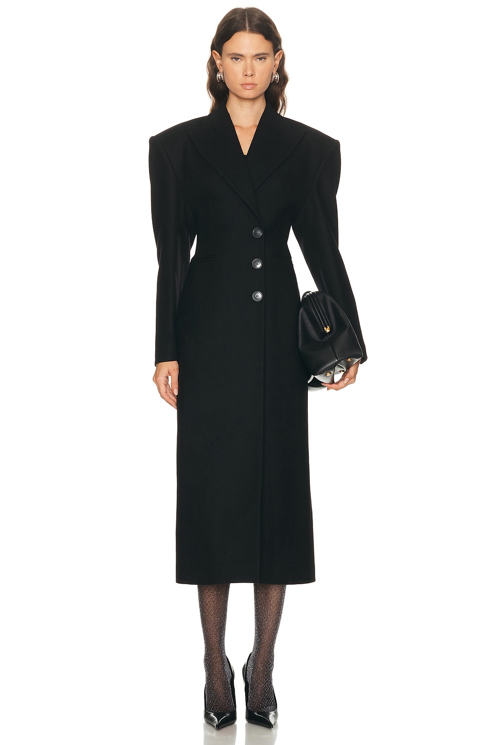 Image 1 of The Andamane Ottavia Coat in Black