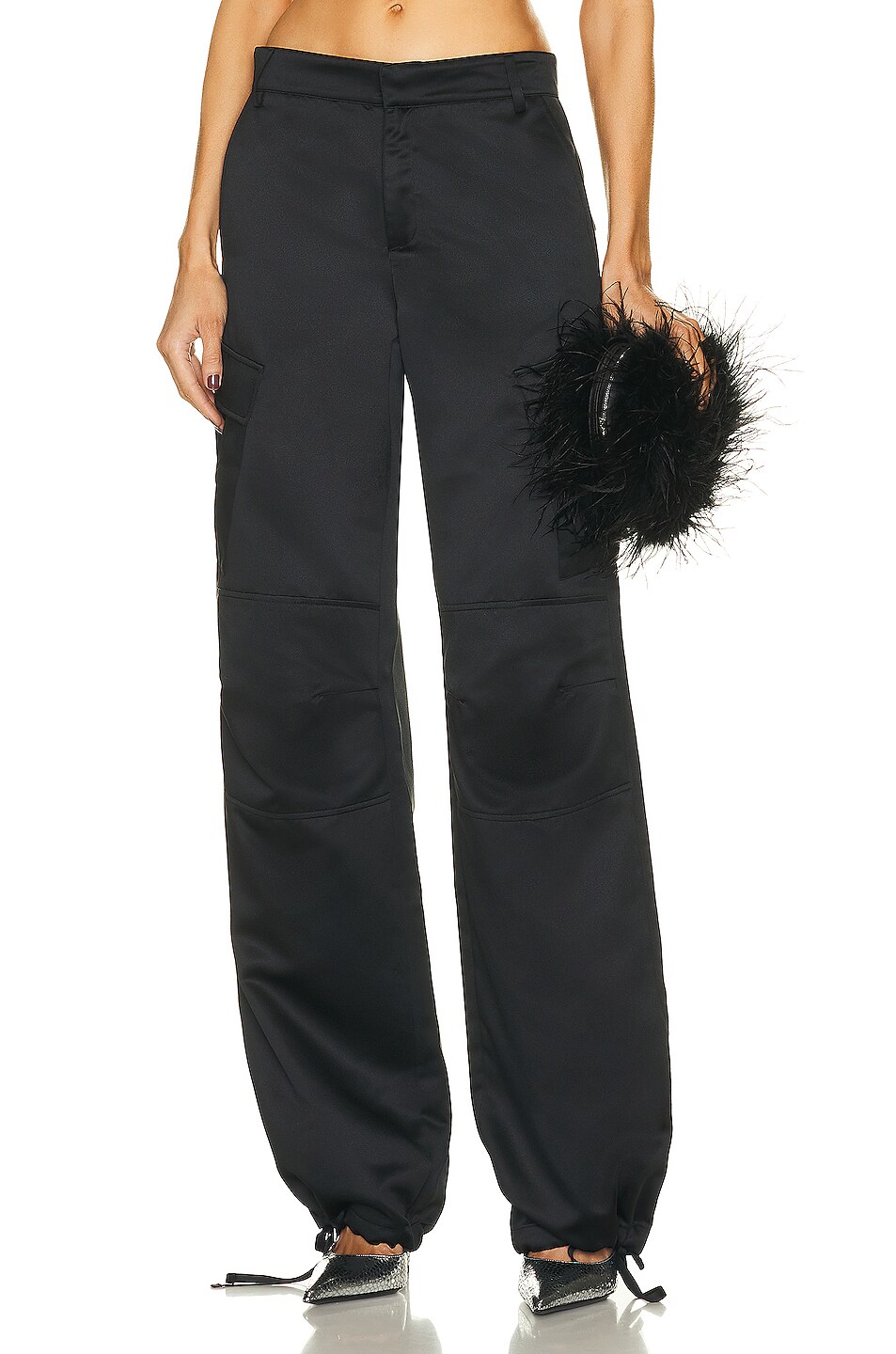 Image 1 of The Andamane Lizzo Cargo Pant in Black