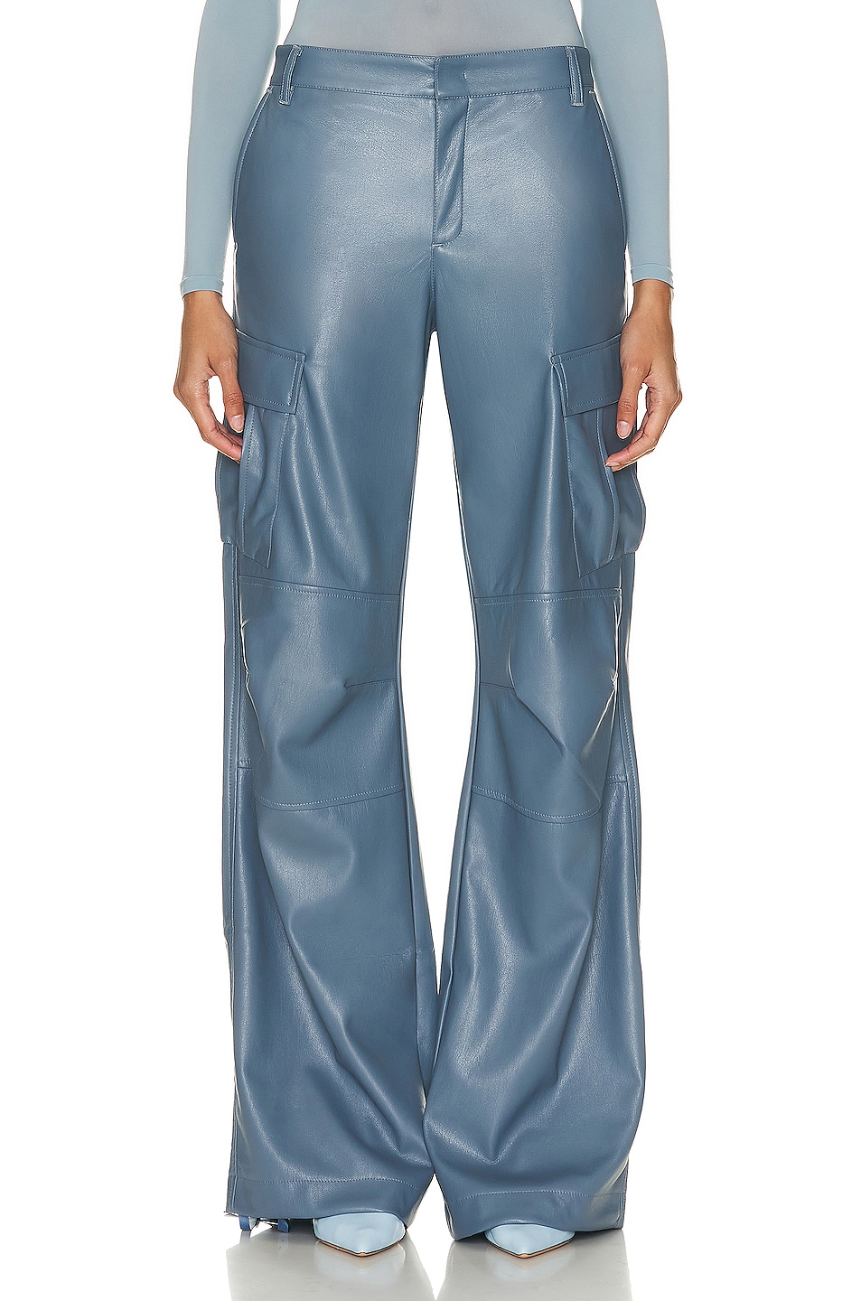 Image 1 of The Andamane Lizzo Cargo Pant in Denim