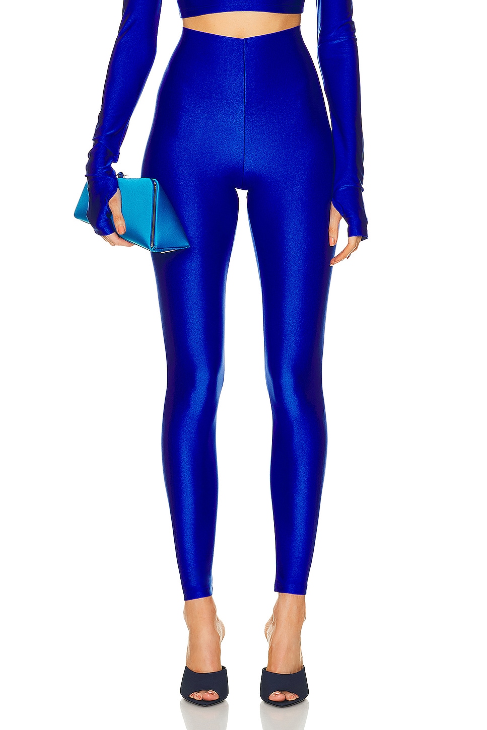 Image 1 of The Andamane Holly 80s Legging in Electric Blue