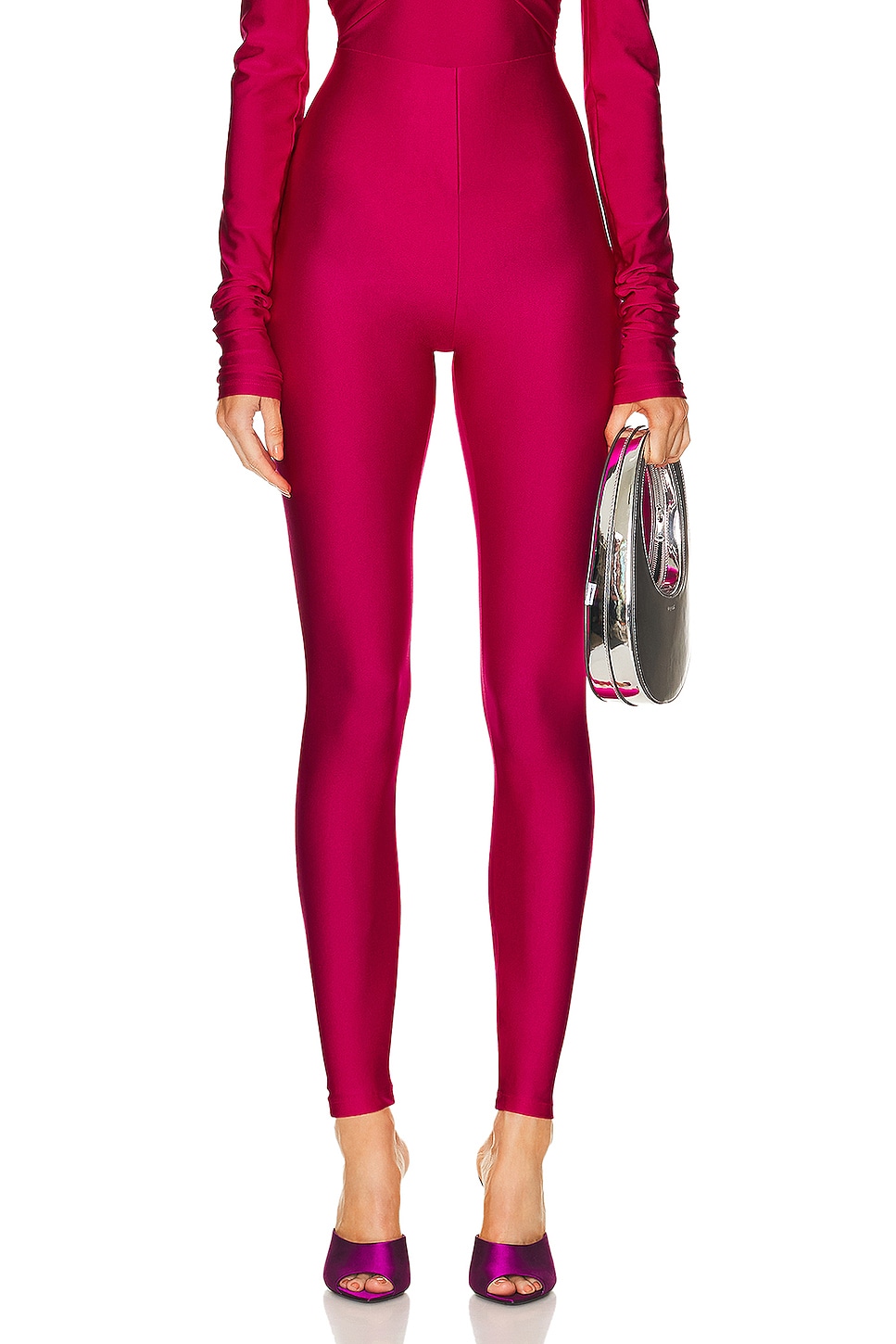 Image 1 of The Andamane Holly 80s Legging in Fuxia