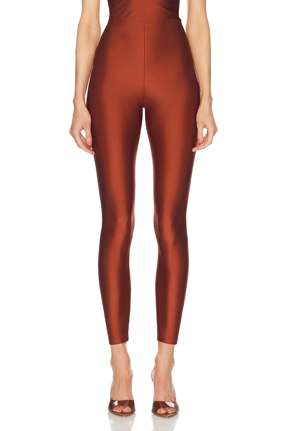 Image 1 of The Andamane Holly 80's Legging in Intense Rust