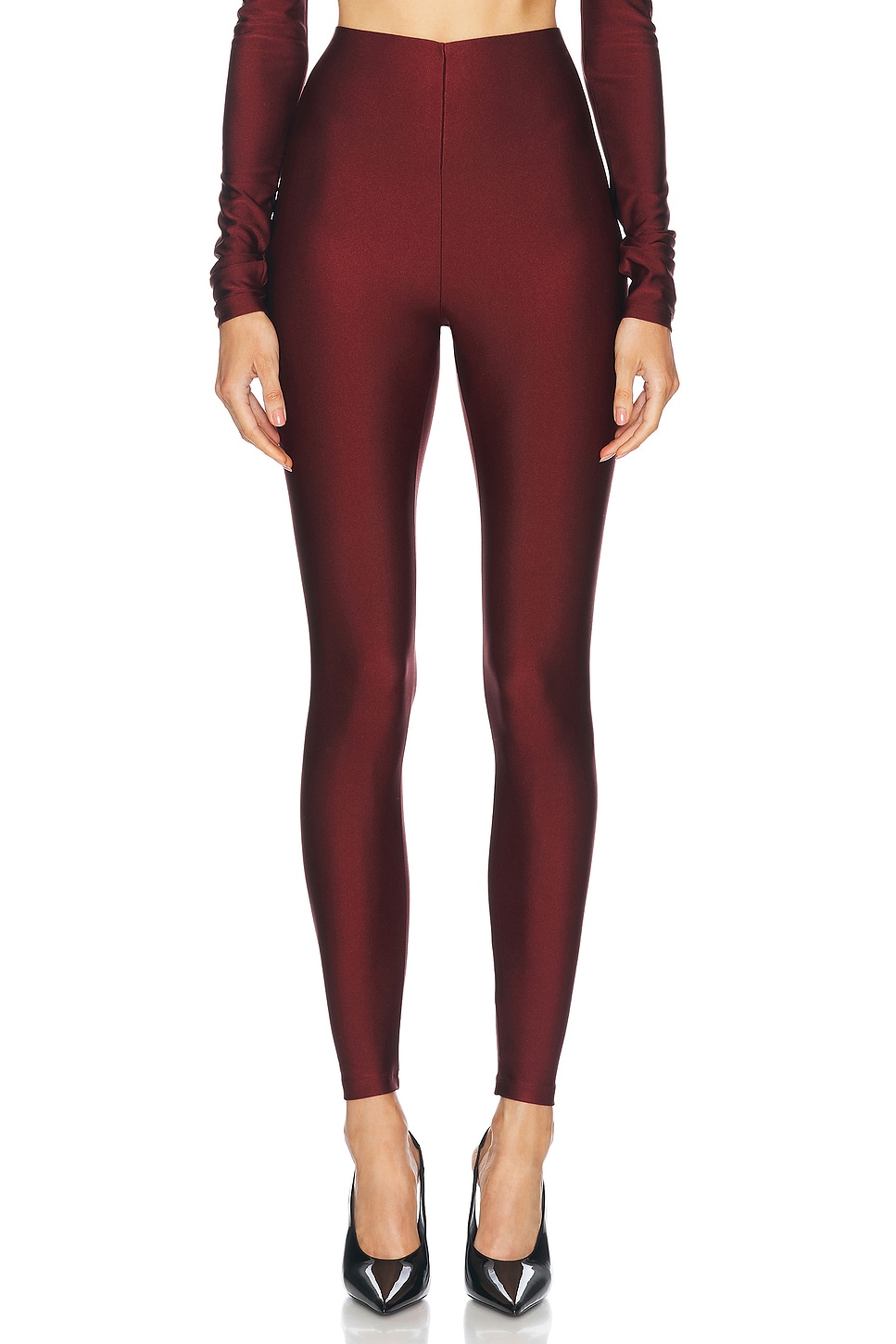 Shop The Andamane Holly 80's Legging In Bordeaux