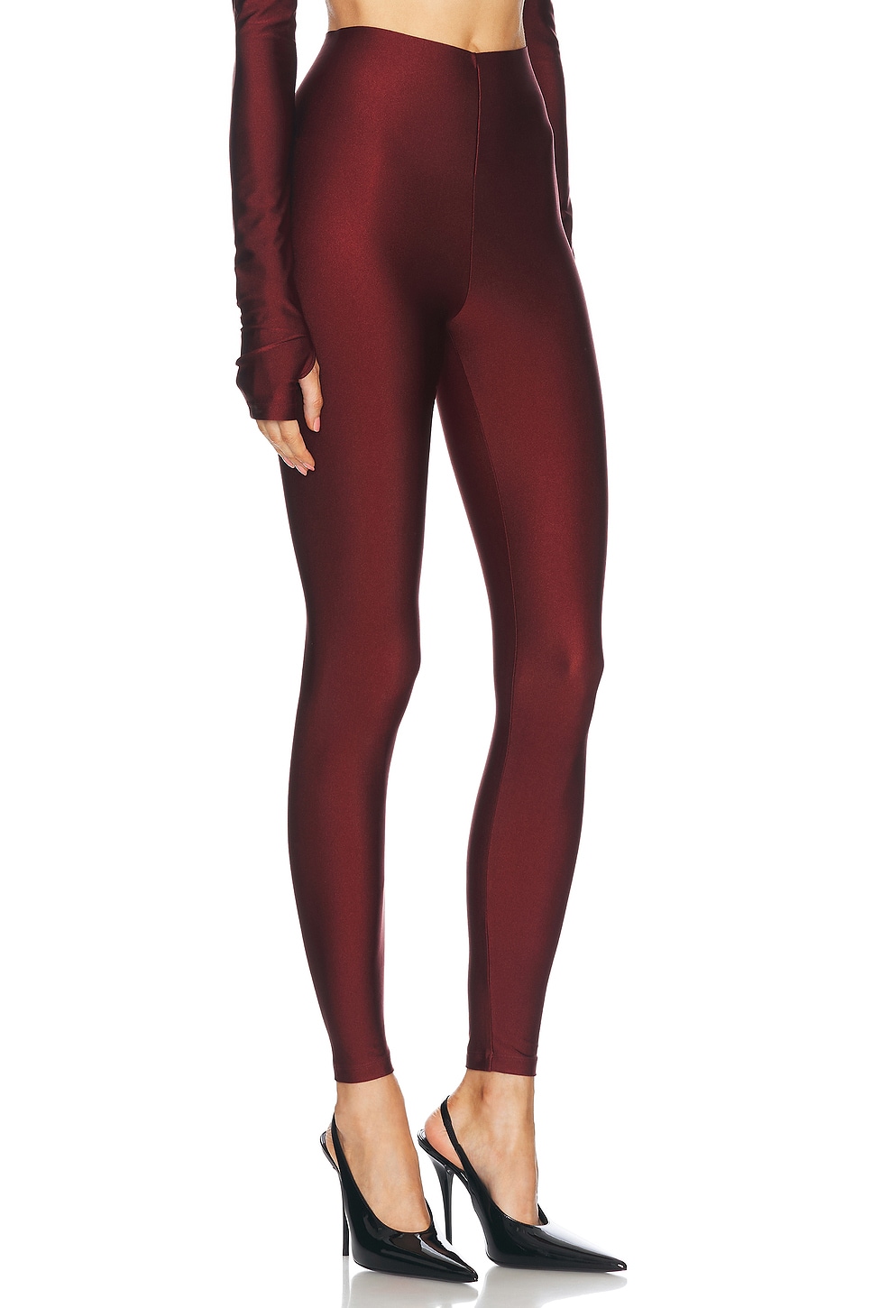 Shop The Andamane Holly 80's Legging In Bordeaux