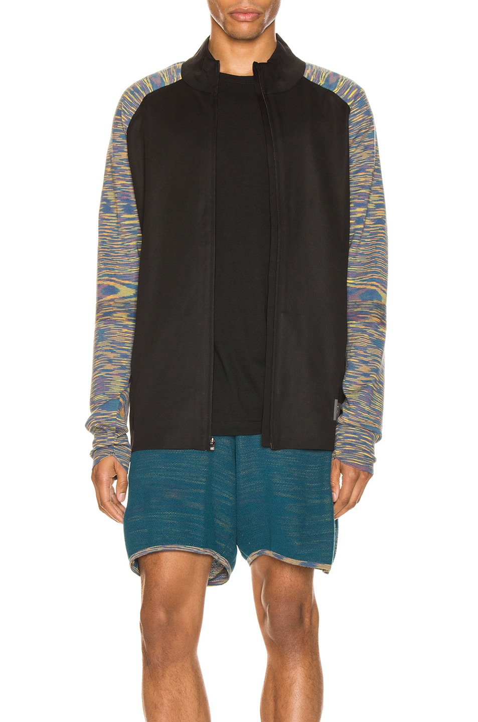 Image 1 of adidas by MISSONI PHX Jacket in Black & Active Gold