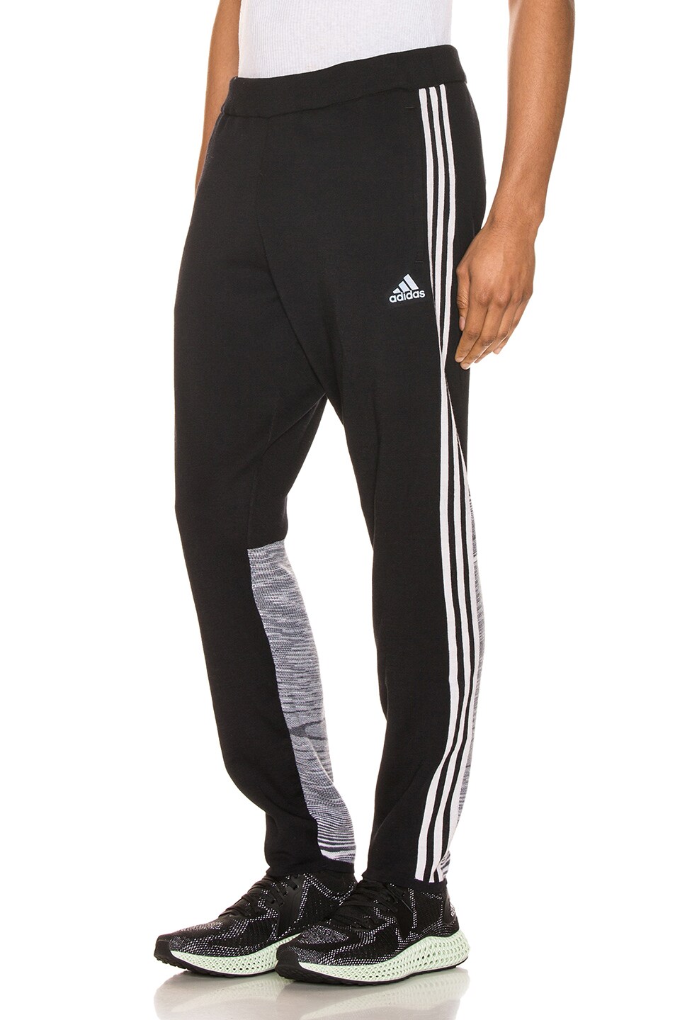Image 1 of adidas by MISSONI Astro Pant in Black & White & Dark Grey