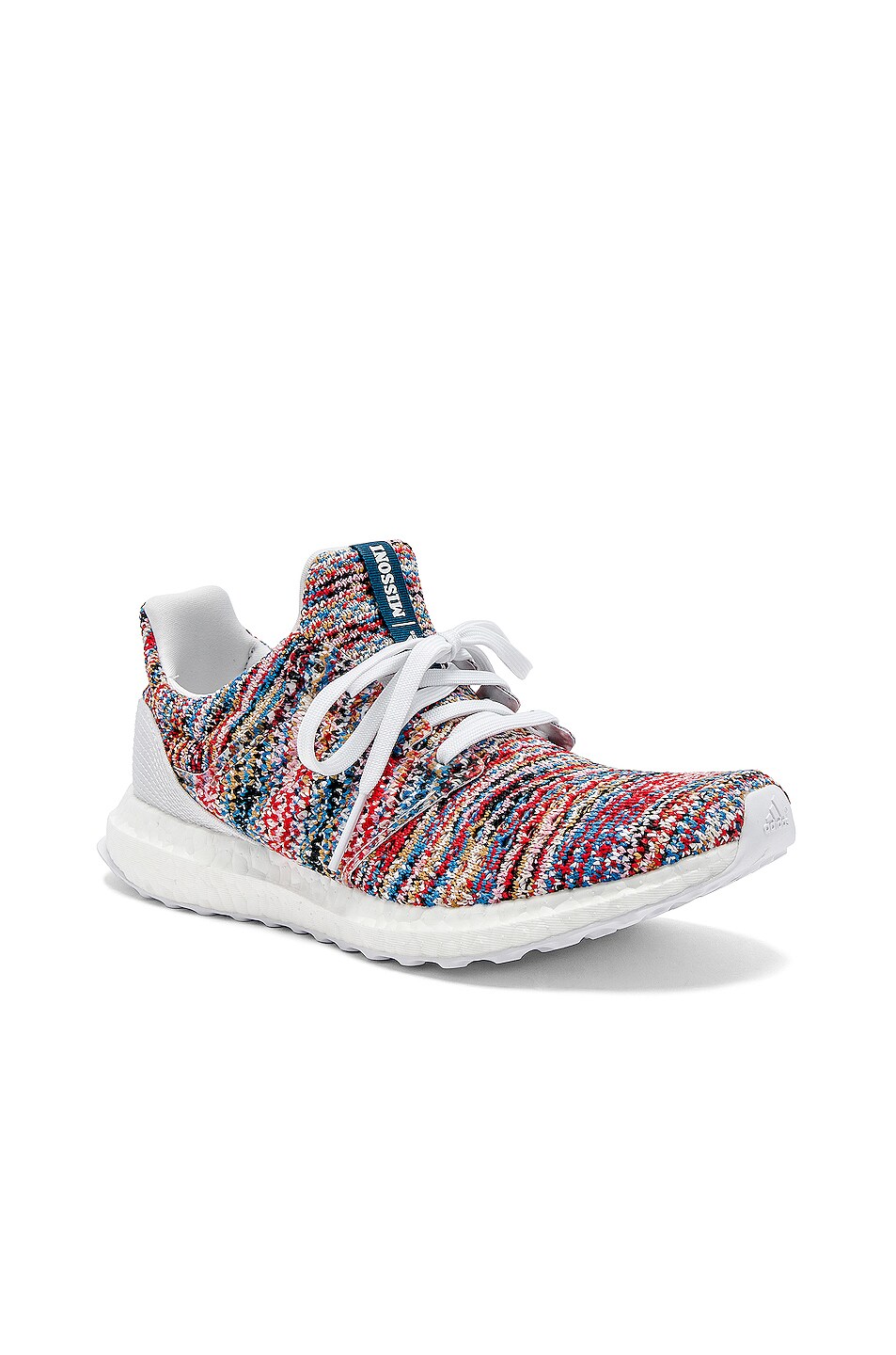 Image 1 of adidas by MISSONI Ultraboost Clima Sneaker in White & Cyan & Red