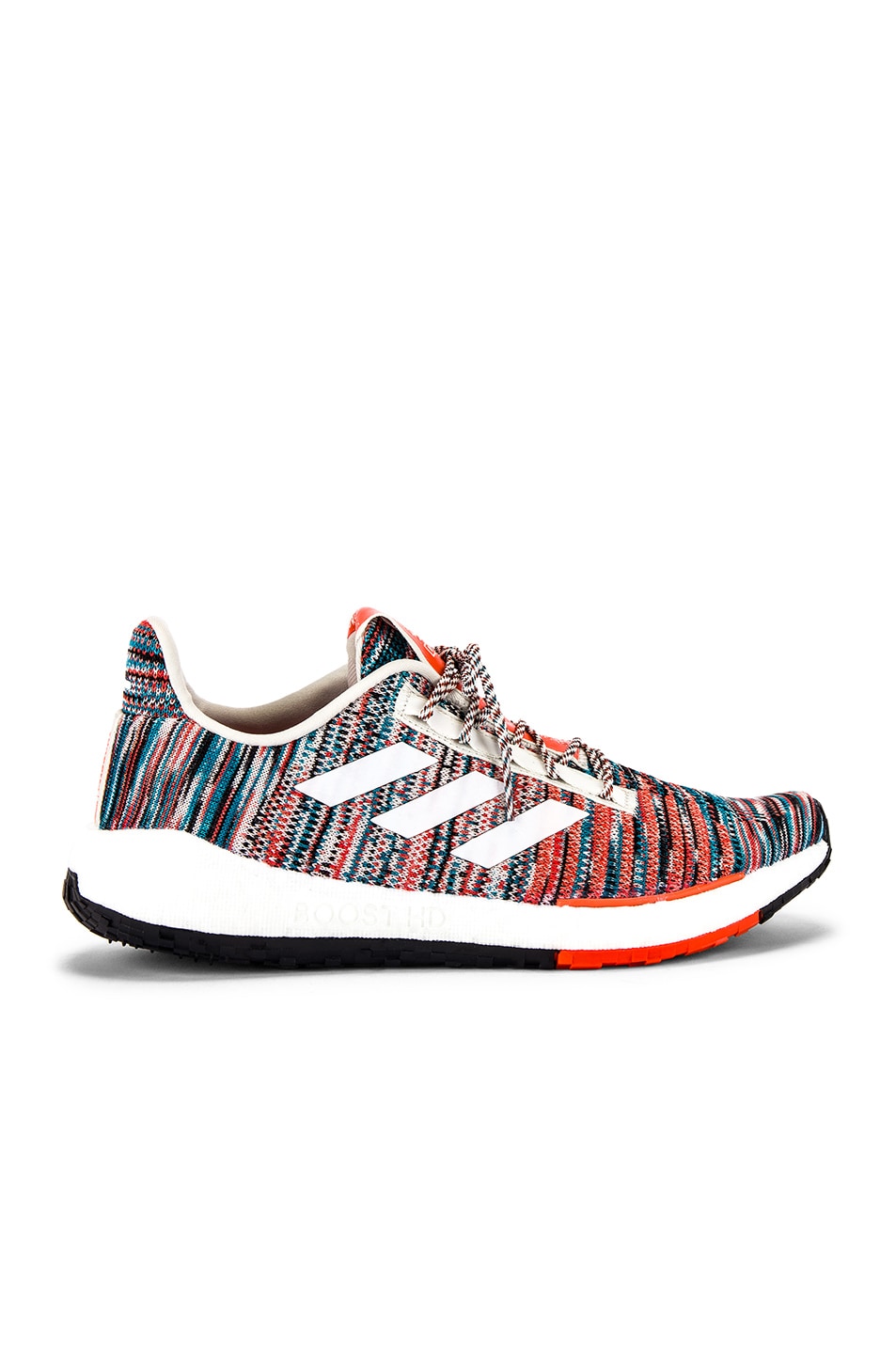 Image 1 of adidas by MISSONI Pulseboost HD in White & Active Orange