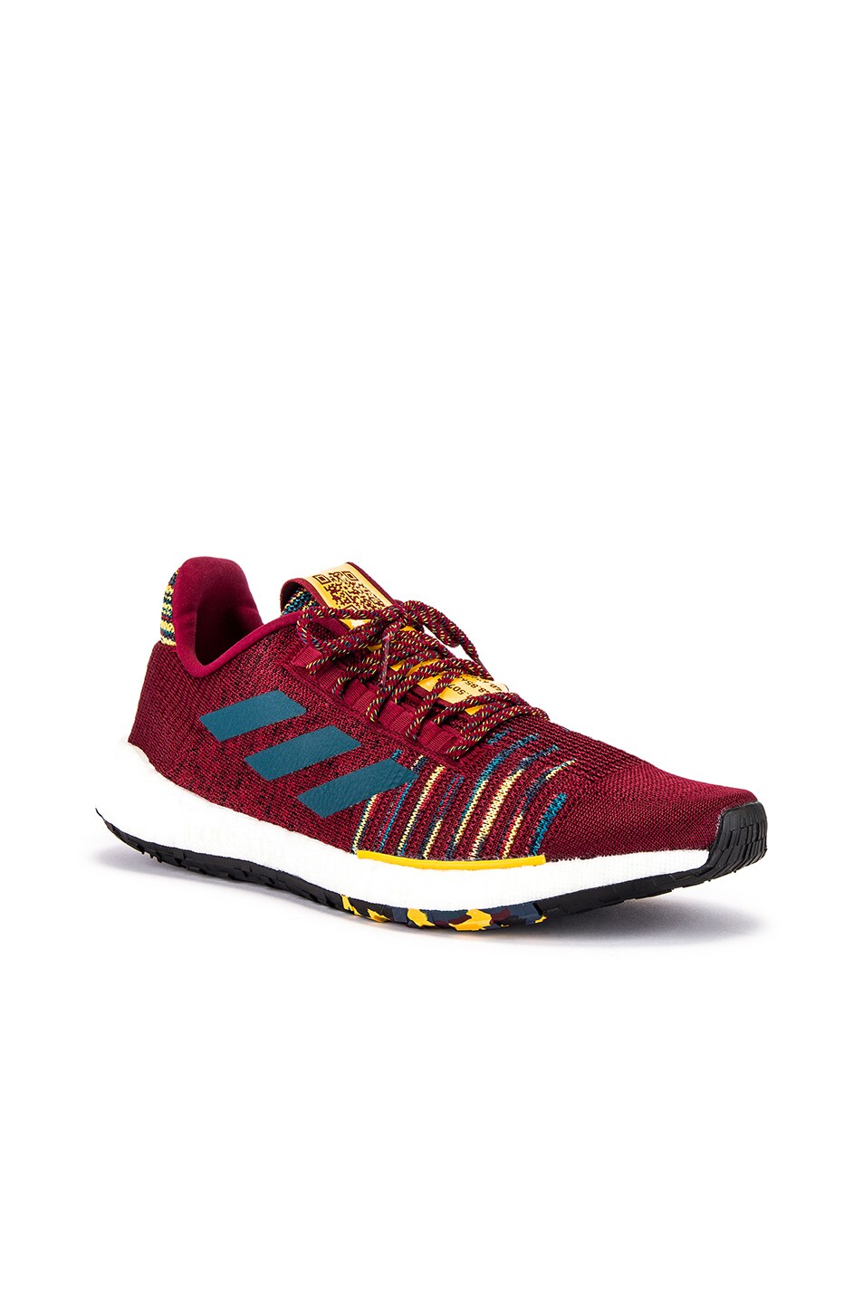 Image 1 of adidas by MISSONI Pulseboost HD in Collegiate Burgundy & Tech Mineral & Core Black