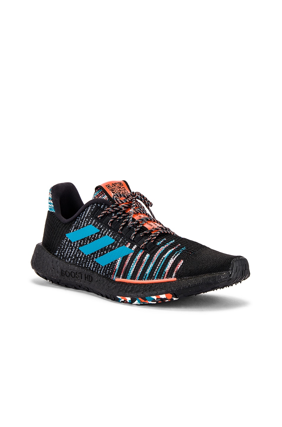Image 1 of adidas by MISSONI Pulseboost HD in Black & White & Active Orange