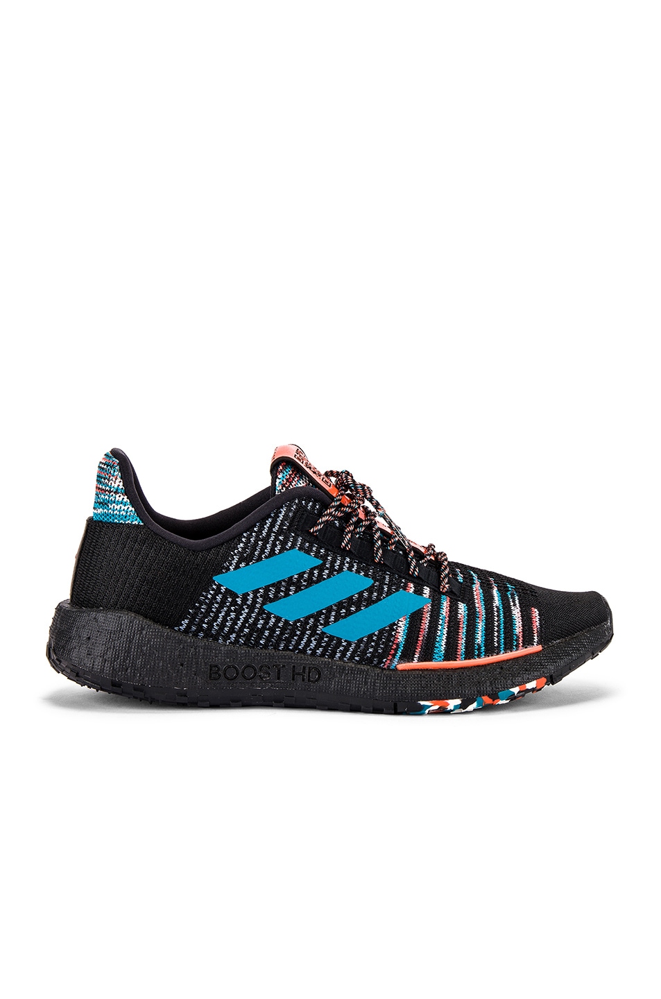 Image 1 of adidas by MISSONI Pulseboost HD in Black & White & Active Orange