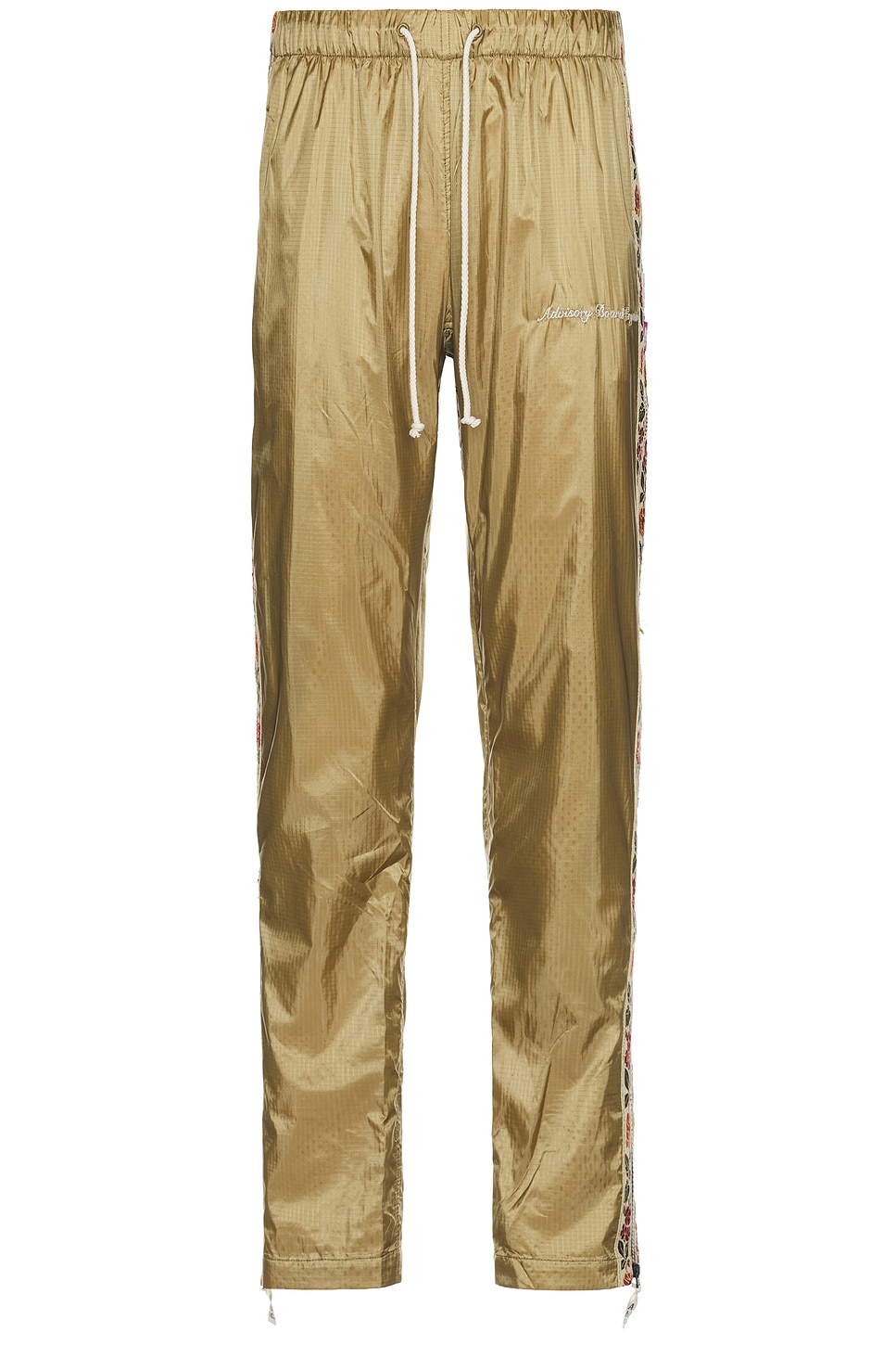 Advisory Board Crystals Arts Track Ripstop Pant In Gold