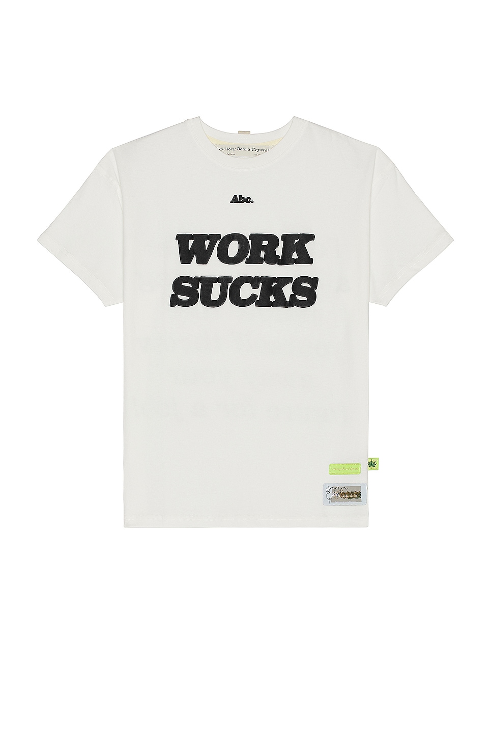 Work Sucks T-shirt in White