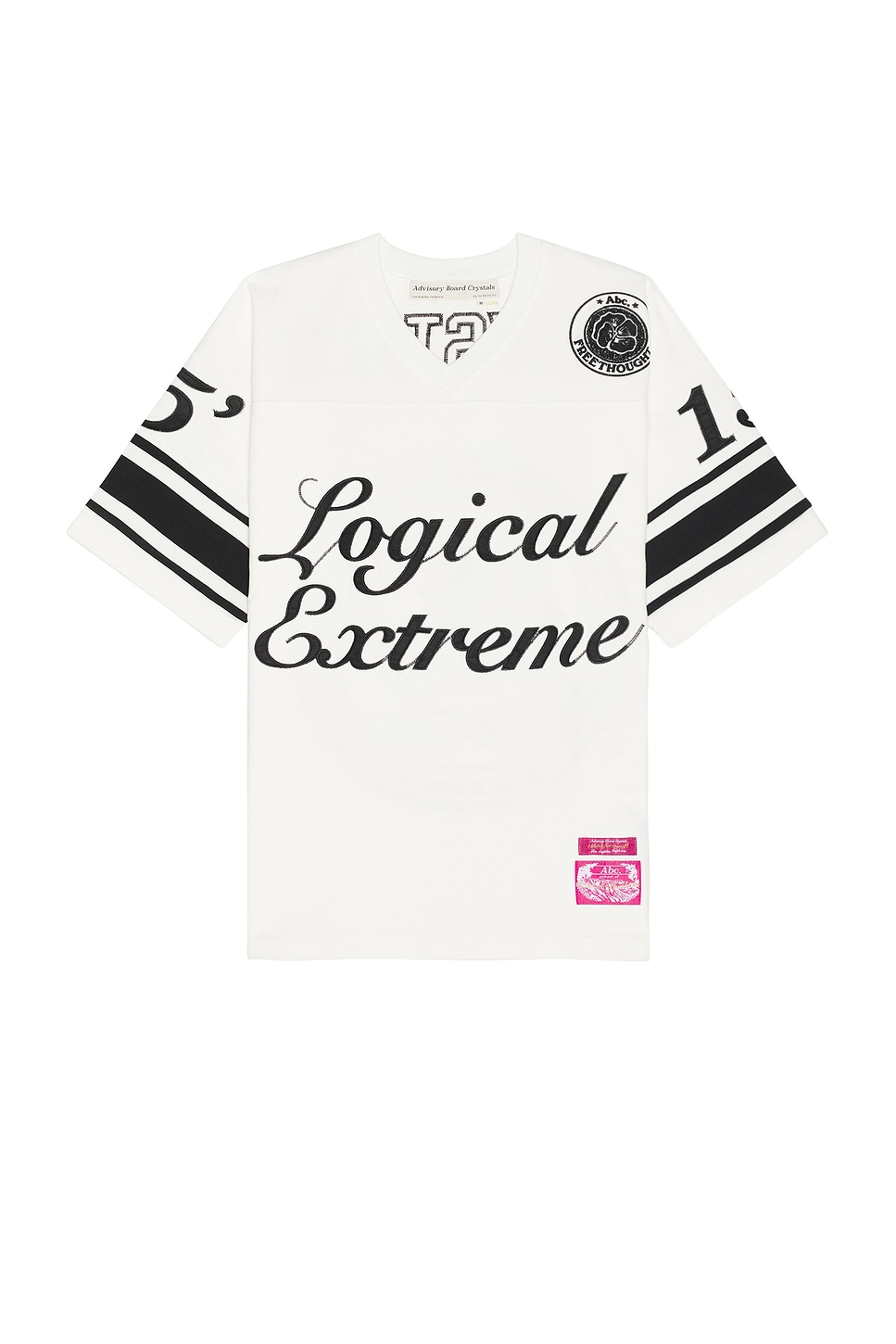 Shop Advisory Board Crystals Logical Extreme Rugby Shirt In White