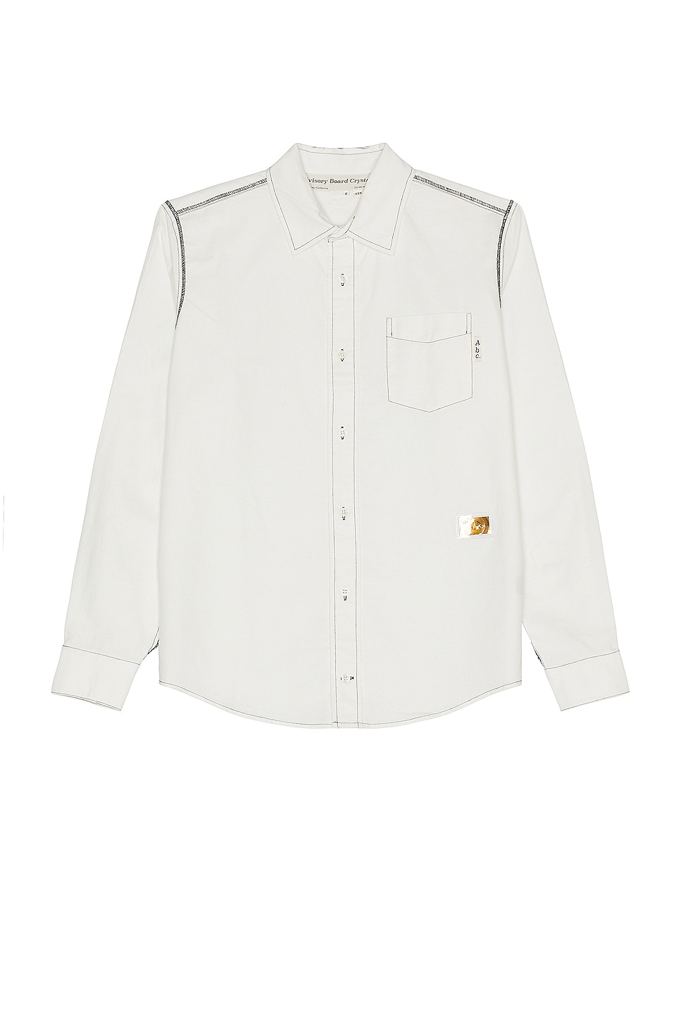 Image 1 of Advisory Board Crystals Oxford Shirt in White