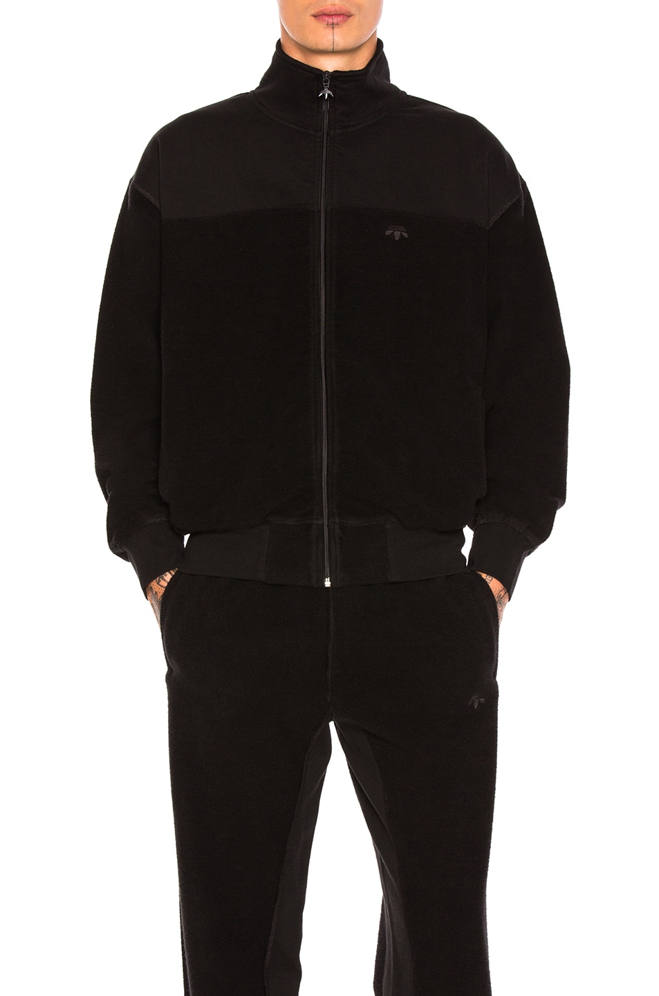 Image 1 of adidas by Alexander Wang Inout Zip Up Jacket in Black