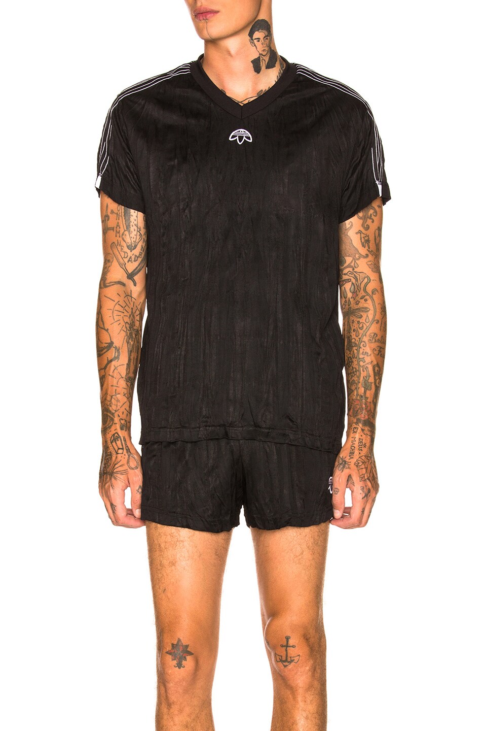 Image 1 of adidas by Alexander Wang Jersey in Black & White
