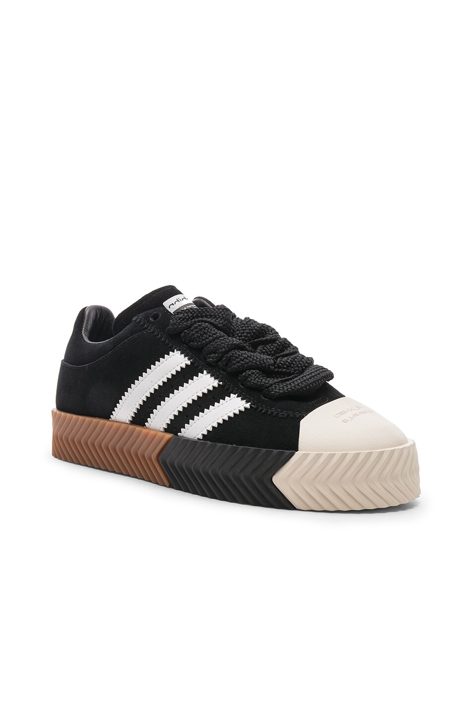 Image 1 of adidas by Alexander Wang Skate Super in Core Black & White & Core Black