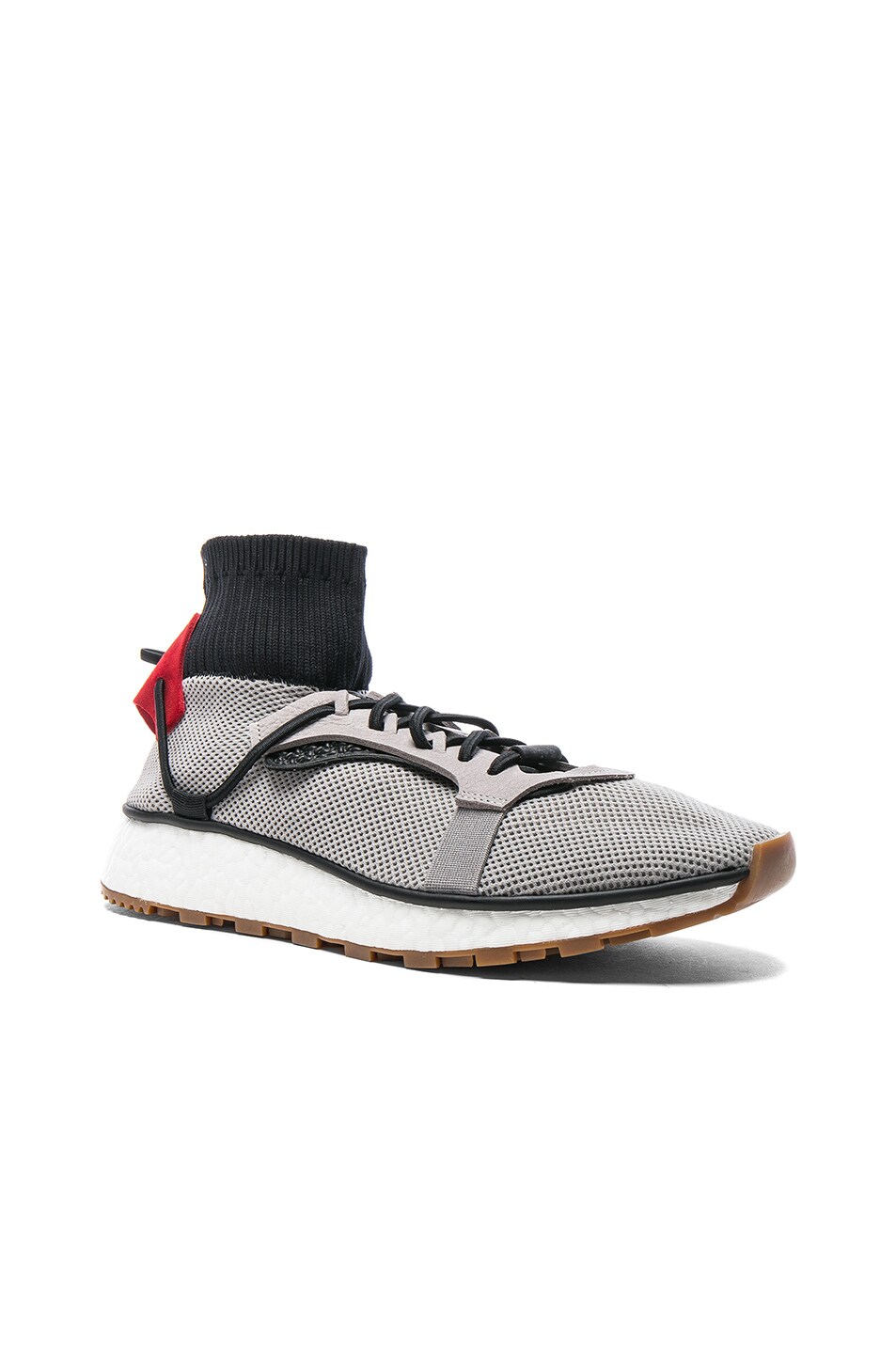 Image 1 of adidas by Alexander Wang Run Sneakers in Light Grey