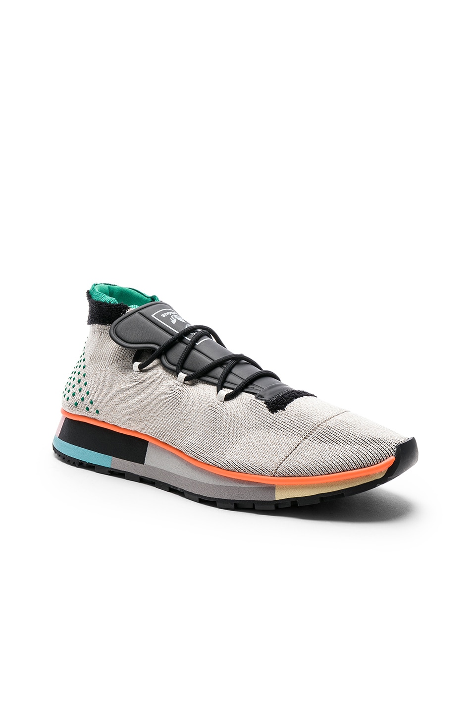 Image 1 of adidas by Alexander Wang Run Mid in Light Grey