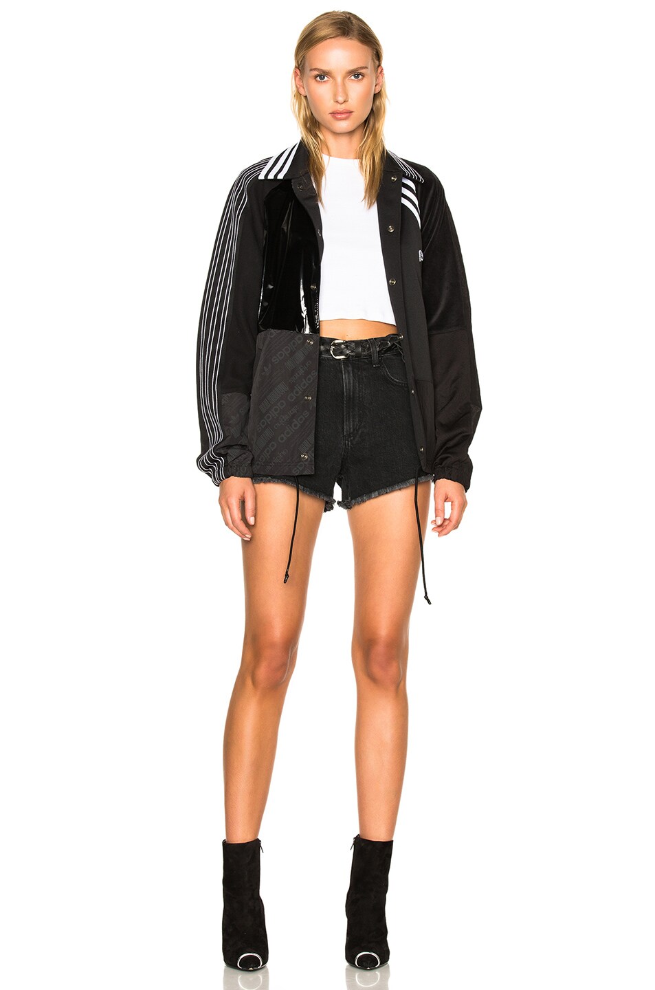 Image 1 of adidas by Alexander Wang Patch Jacket in Black